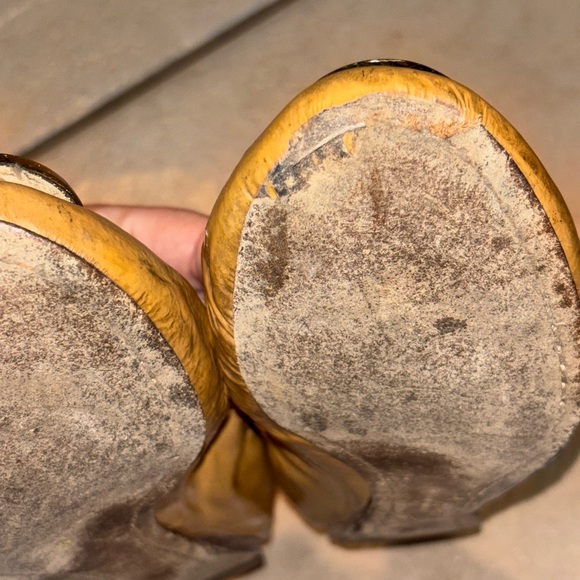 Well Loved Tory Burch Tan Leather Ballet Flats - Picture 5 of 6